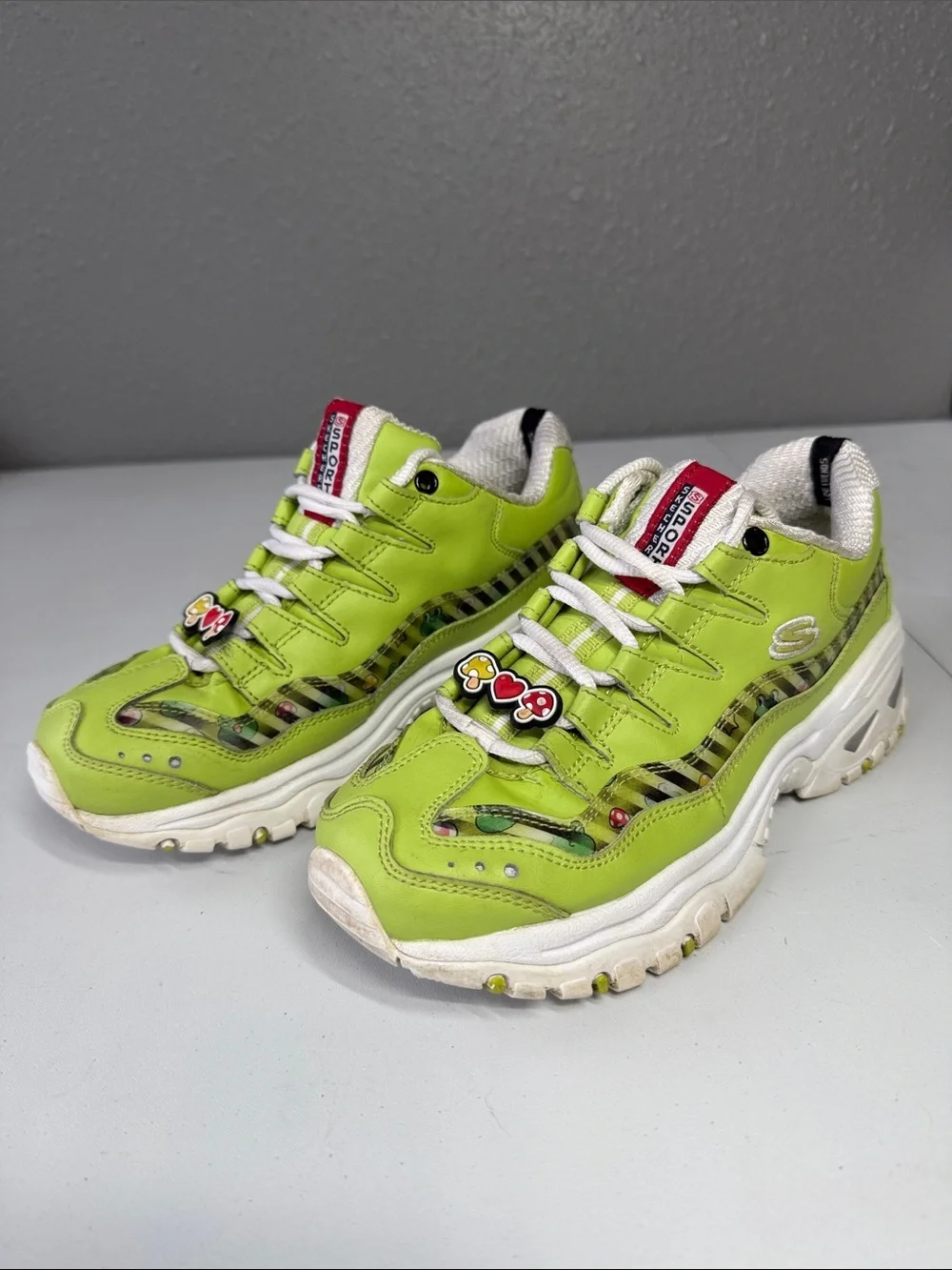 Skechers Line Friends Leonard Green Frog Sneakers